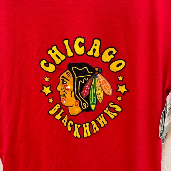 NWT Women’s Concepts Sports Chicago Blackhawks NHL Lightweight T-Shirt Size L - Picture 3 of 8